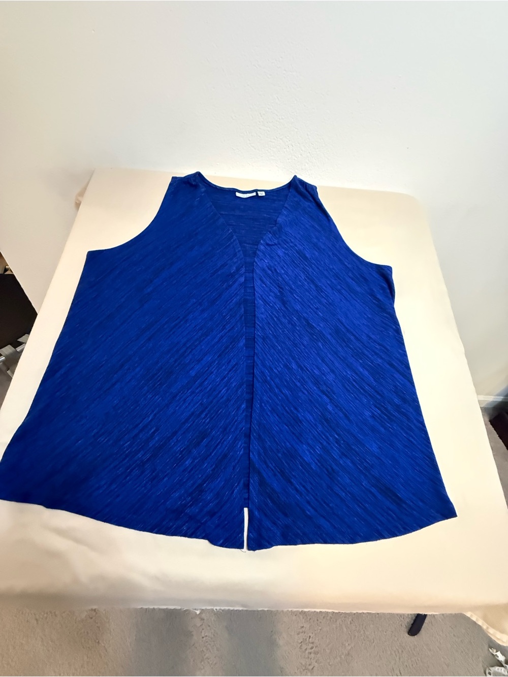 Susan Graver QVC Royal Blue Lightweight Sweater Cardigan